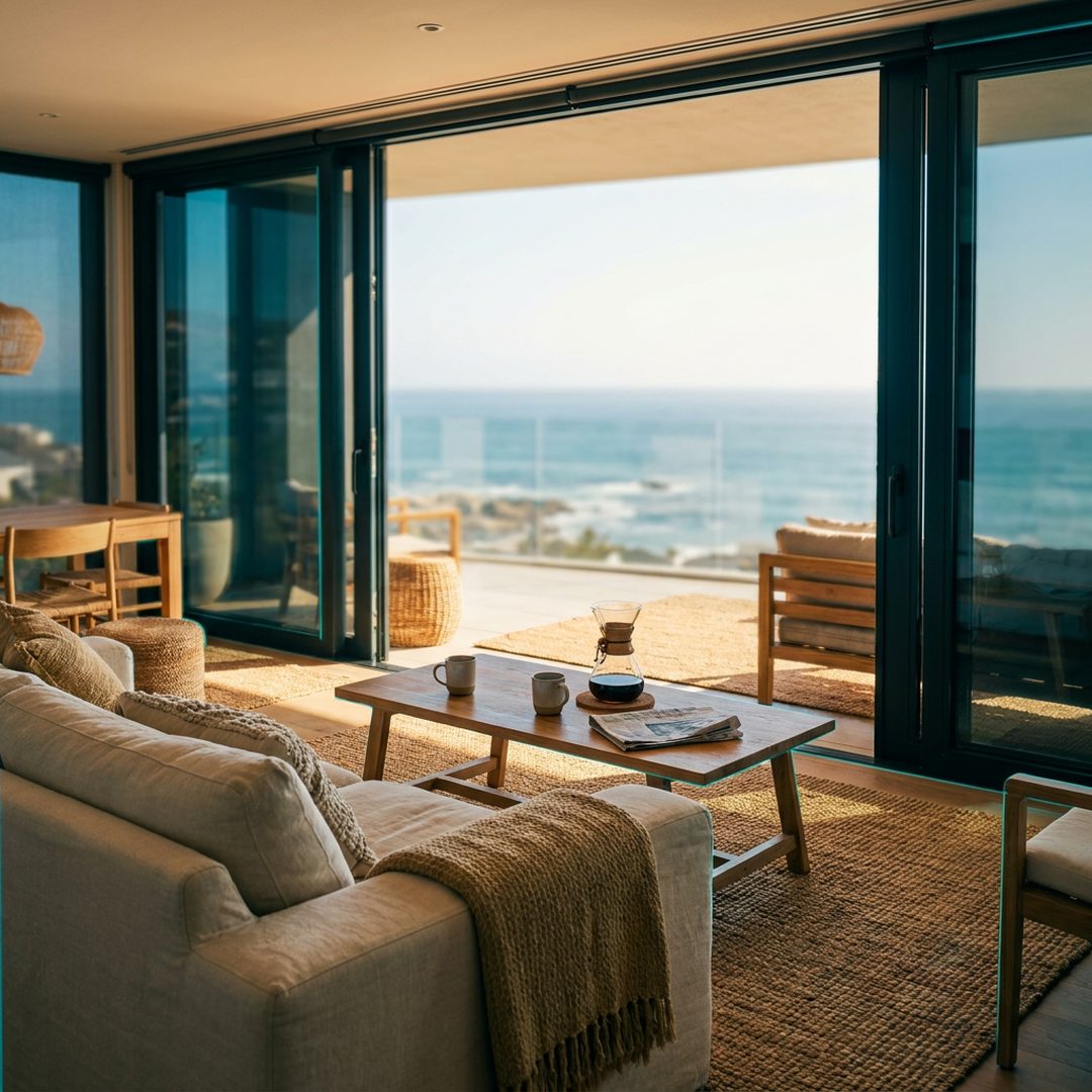 Interior de apartamento de luxo em Natal focado em rentabilidade